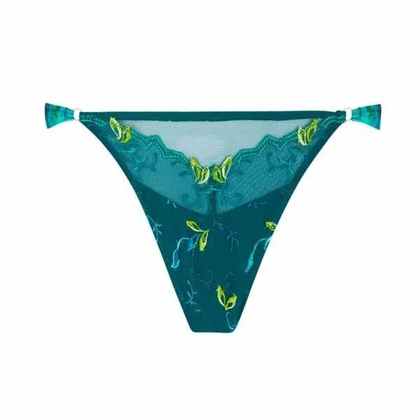 Grace Aquatique Sexy Thong Floral Aqua — VanillaFudge